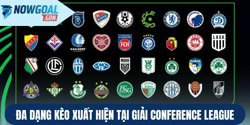 Đa dạng kèo xuất hiện tại giải Conference League